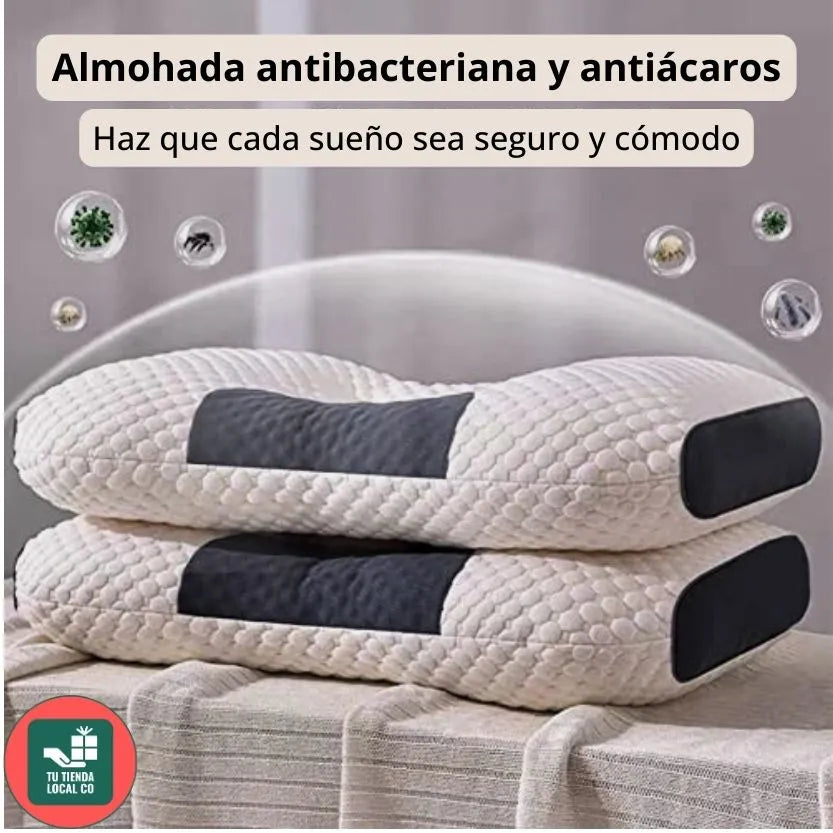 2x1 DELUXE ERGO™ Almohada Ortopédica con Alineación Cervical Perfecta