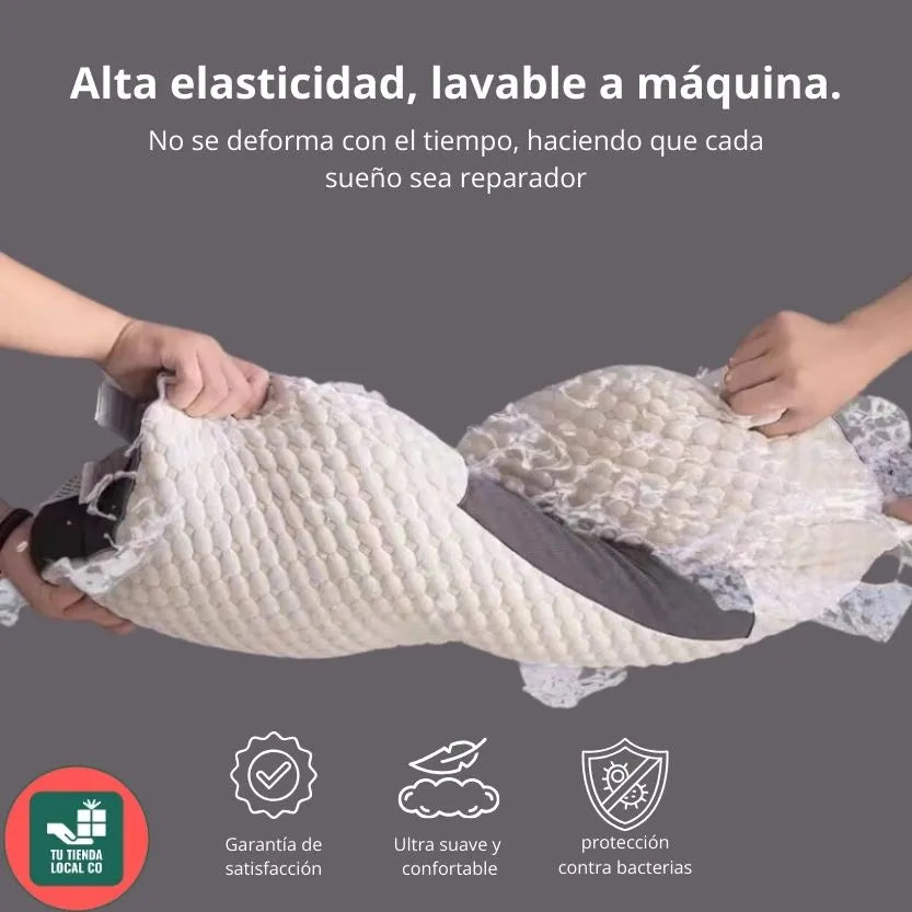 2x1 DELUXE ERGO™ Almohada Ortopédica con Alineación Cervical Perfecta
