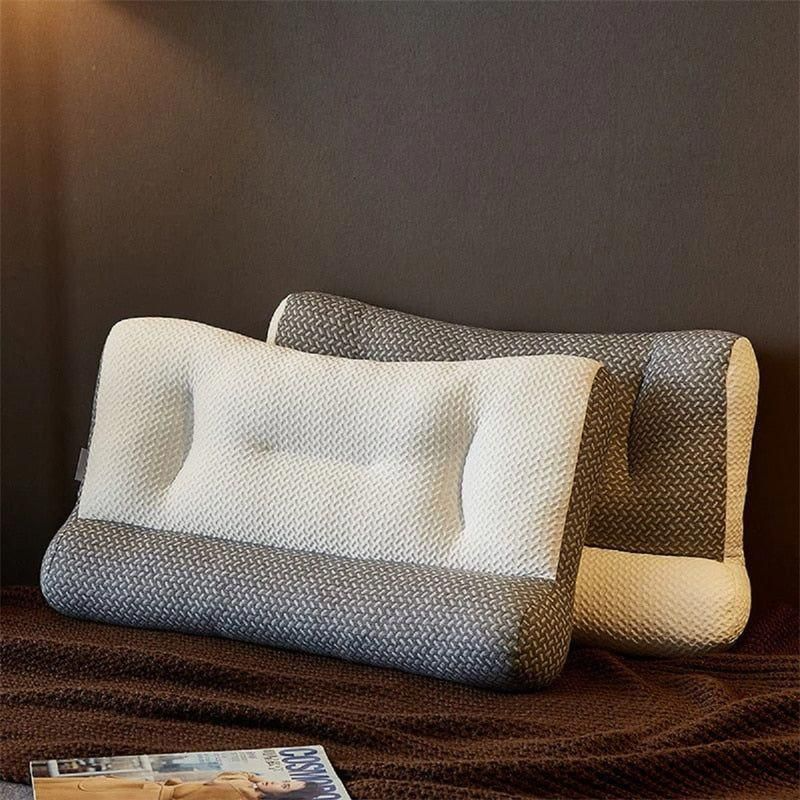 LumenDeep™ - La única almohada viscoelástica del mercado con soporte para la curvatura del cuello.